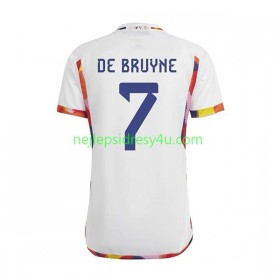 Fotbalový Dres Belgie De Bruyne 7 Venkovní Mistrovství světa 2022